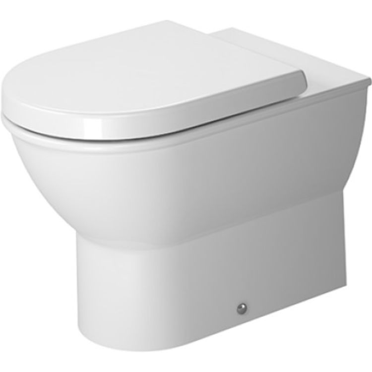 Duravit 2139092092 Darling New Dual Flush One-Piece Back-to-Wall Floor Mounted Elongated Toilet - White