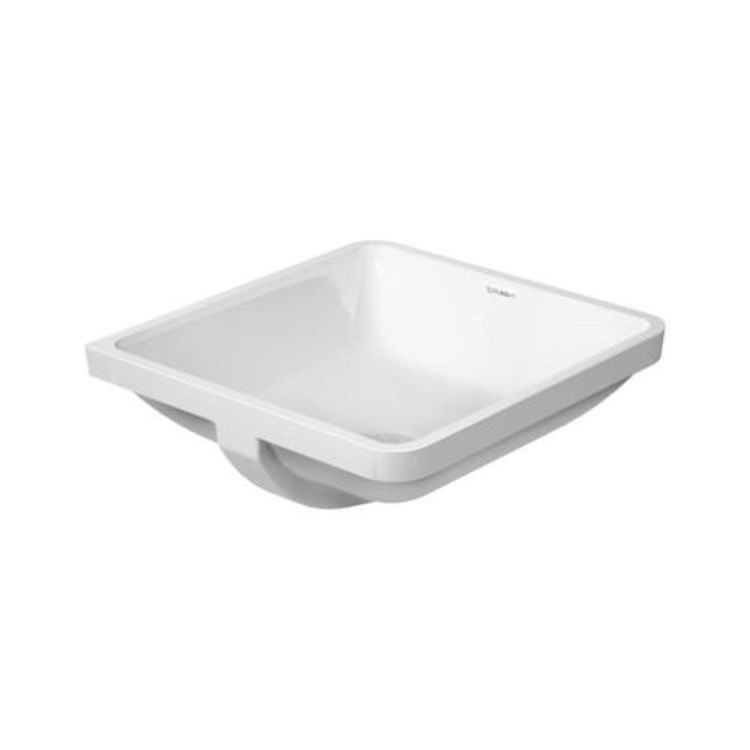 Duravit 03054300001 Starck 3 18 1/4" Undermount Vanity Bathroom Sink with Overflow 