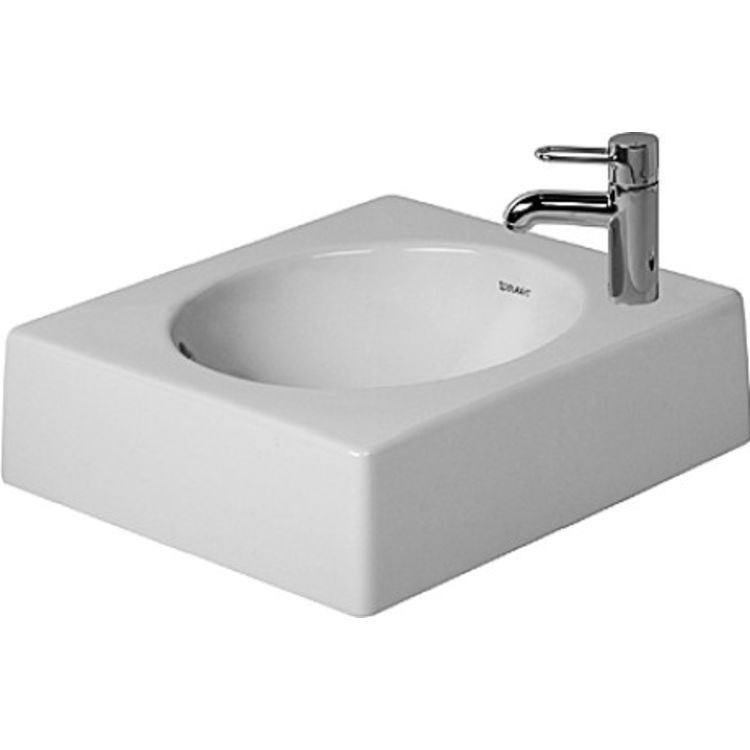 Duravit 0320420009 Architec 16 5/8" Vessel Bathroom Sink with Overflow and Tap Platform 