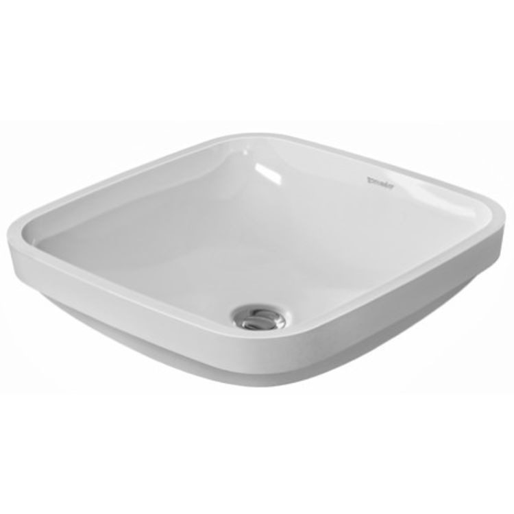 Duravit 03733700001 DuraStyle 15 3/4" Undermount Vanity Bathroom Sink with Overflow 