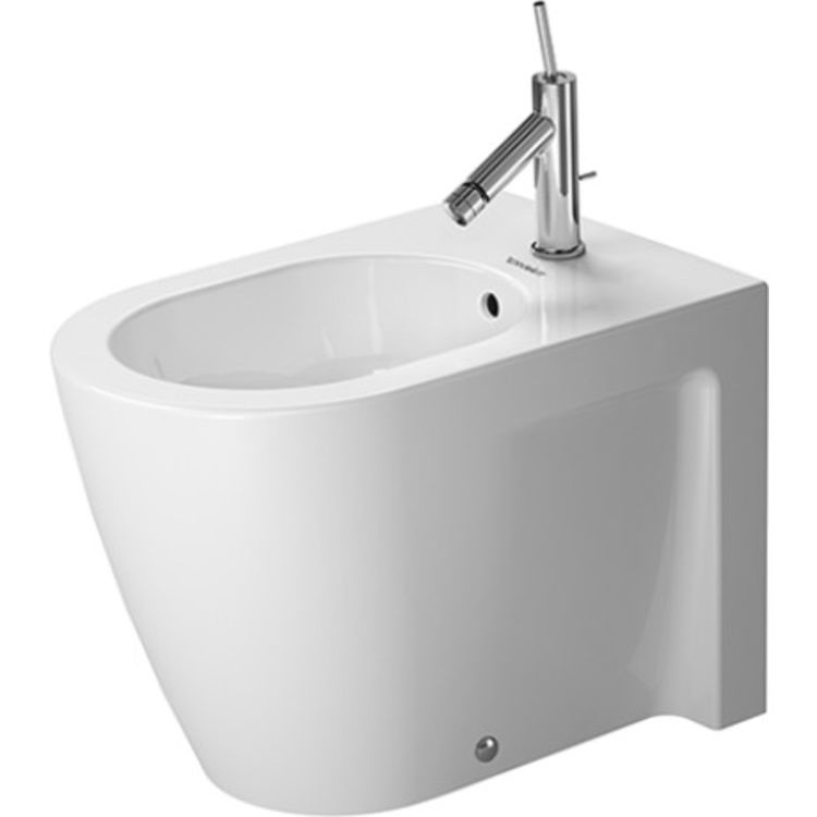 Duravit 22551000001 Starck 2 Single Hole Floor Standing Bidet, White