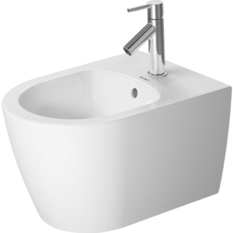 Duravit 22901500001 ME by Starck 18 7/8" Single Hole Wall Mount Bidet in White Finish 