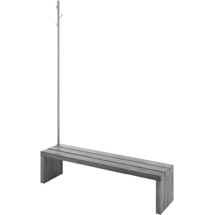 Duravit 790856000000000 Blue Moon Solid Wood Bench/Support Rail for Bathtub