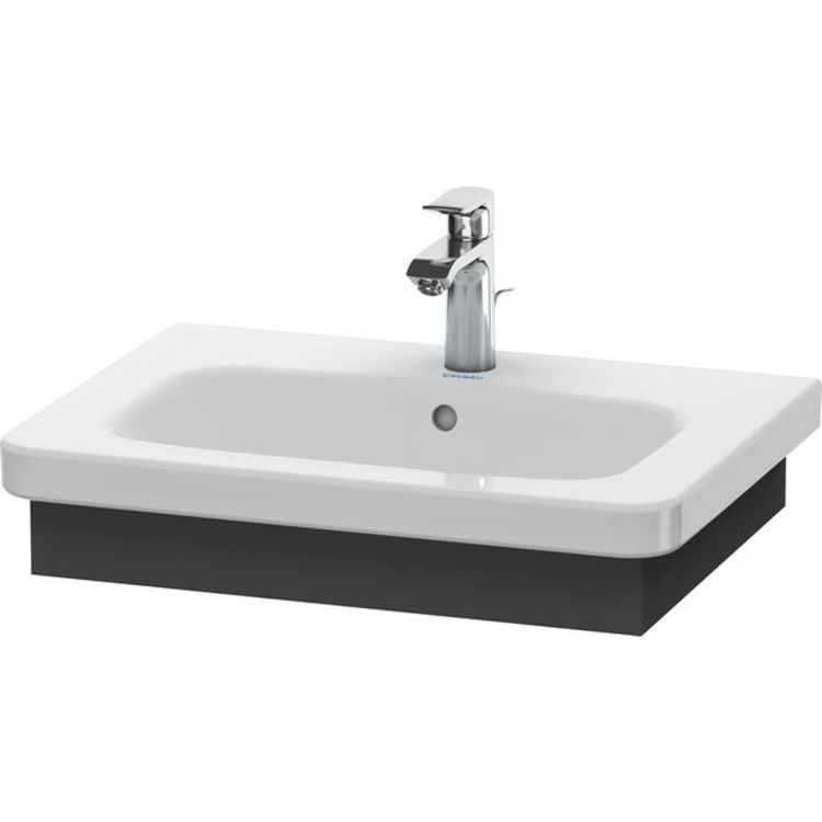 Duravit DS608004949 DuraStyle 22 7/8" Wall Mount Washbasin Trim - Graphite Matte (Decor)