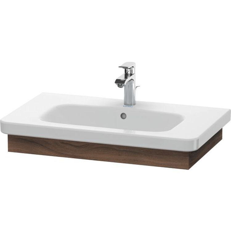Duravit DS608107979 DuraStyle 28 3/4" Wall Mount Washbasin Trim - Natural Walnut (Decor)