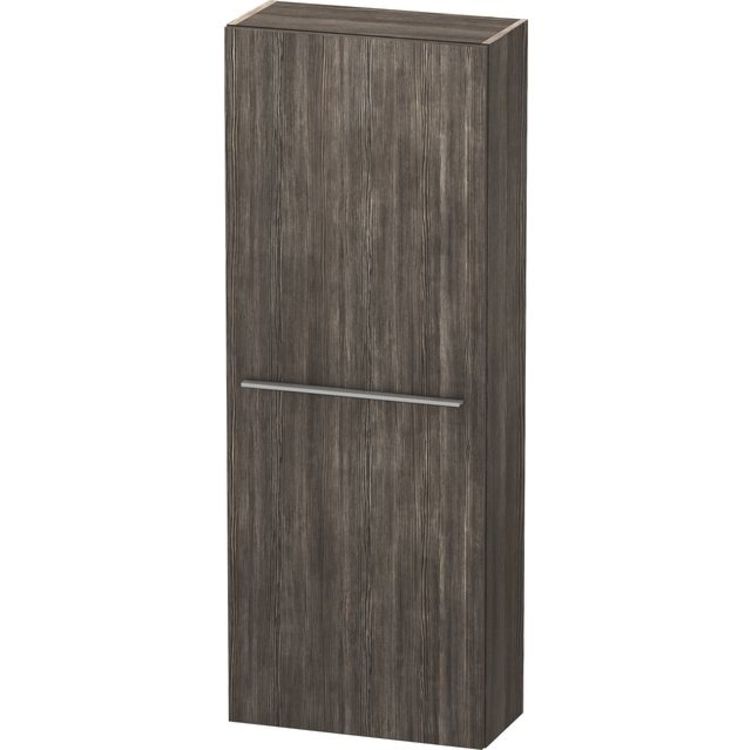 Duravit XL1154L5151 X-Large 19 5/8" Wall Mount Semi-Tall Linen Cabinet with Four Glass Shelves - Pine Terra (Decor)