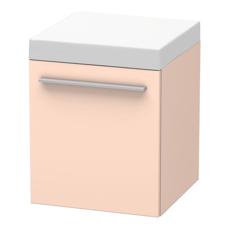 Duravit XL270402020 X-Large 20 1/8" Free Standing Mobile Storage Cabinet with One Drawer - Apricot Pearl Satin Matte