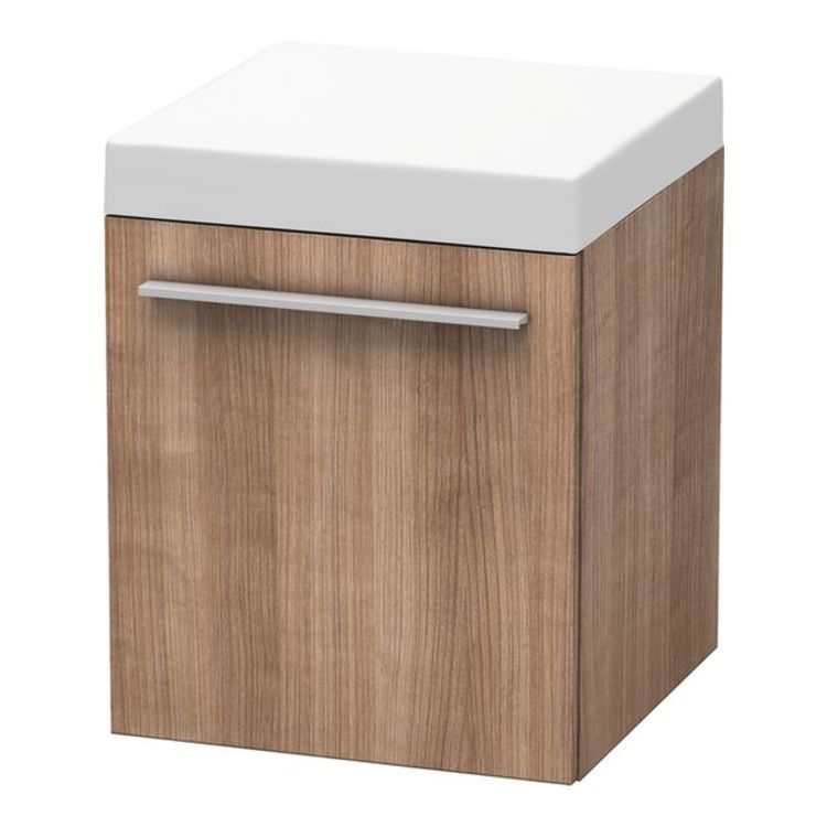 Duravit XL270407373 X-Large 20 1/8" Free Standing Mobile Storage Cabinet with One Drawer - Ticino Cherry Tree (Decor)