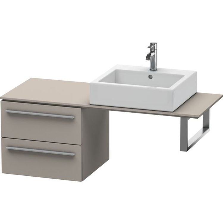 Duravit XL652301414 X-Large 19 5/8" Wall Mount Single Bathroom Vanity with Two Drawers for Console - Terra (Decor)