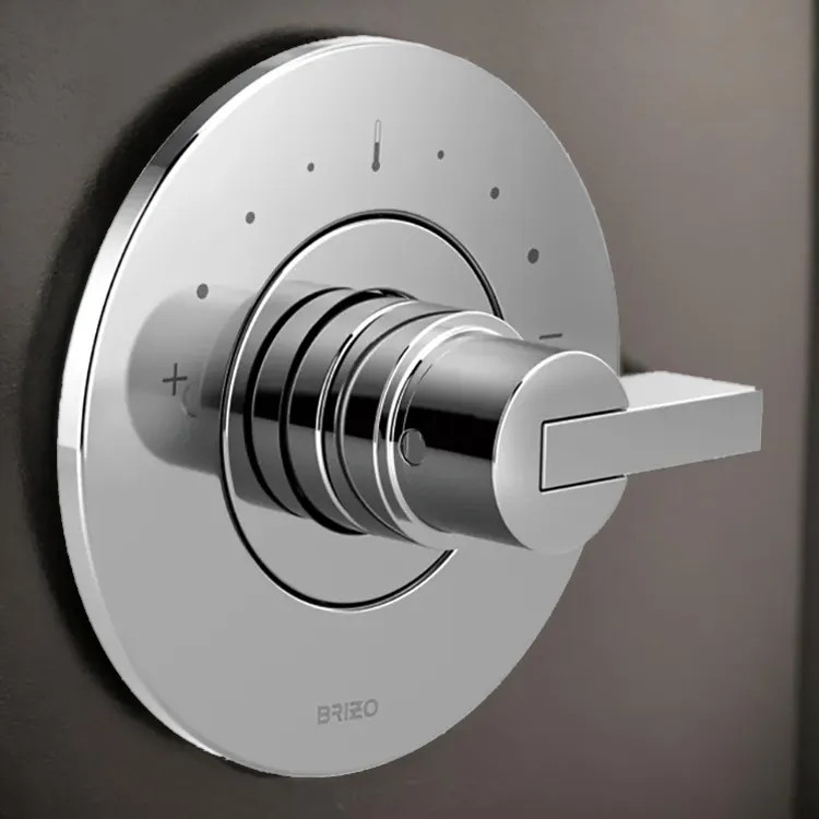 Brizo Litze Sensori Single-Handle Thermostatic Valve Trim, Less Handle, Polished Chrome - T66T035-PCLHP 
