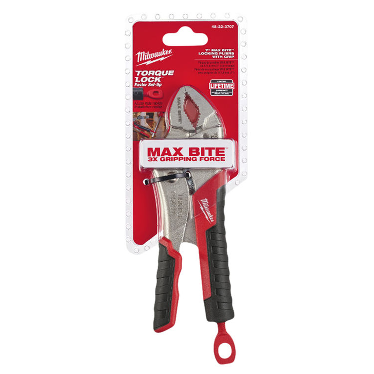 Milwaukee 48-22-3707 MAXBITE  Locking Pliers Gripped