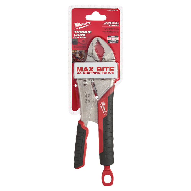Milwaukee 48-22-3710  10" MAXBITE Locking Gripped Pliers