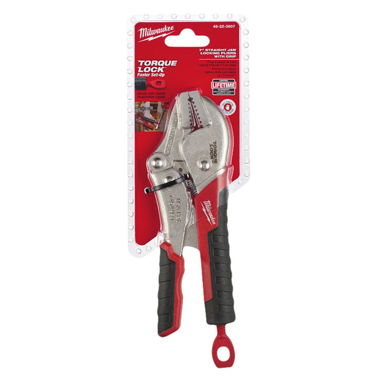 Milwaukee 48-22-3807 7" Straight Locking Pliers