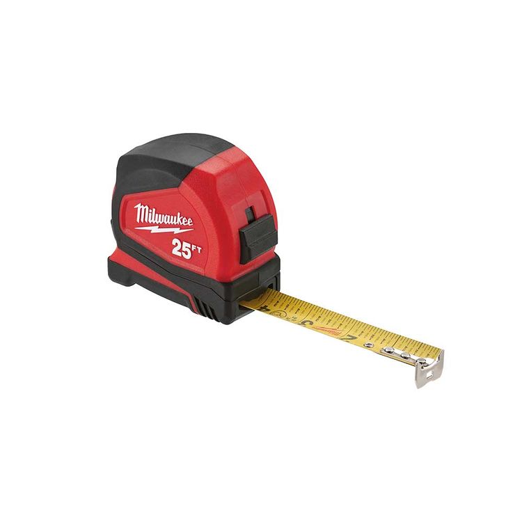 Milwaukee 48-22-6625 Compact Tape Measure, 25' 