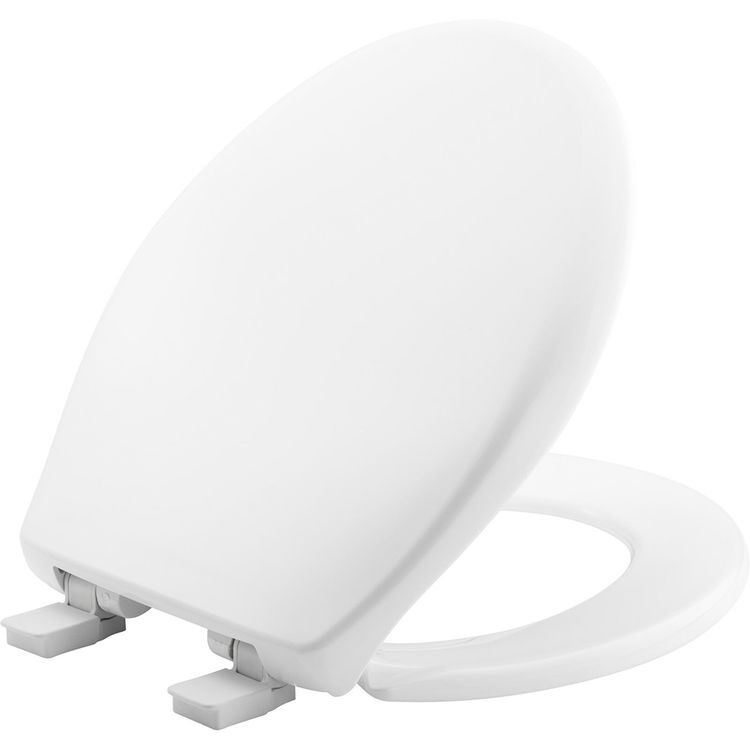 Bemis Affinity Round Plastic Toilet Seat - White (200E3NL-000)