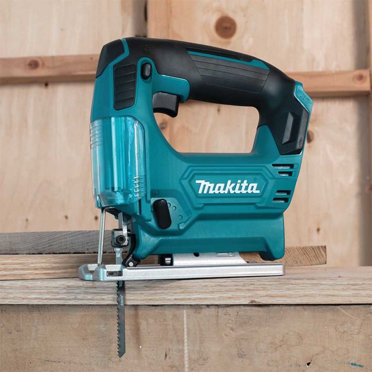 Makita 12V max CXT Lithium-Ion Cordless Jig Saw with Electric Brake, Accepts T-Shank Blades, 2900 SPM, Tool Only - VJ04Z