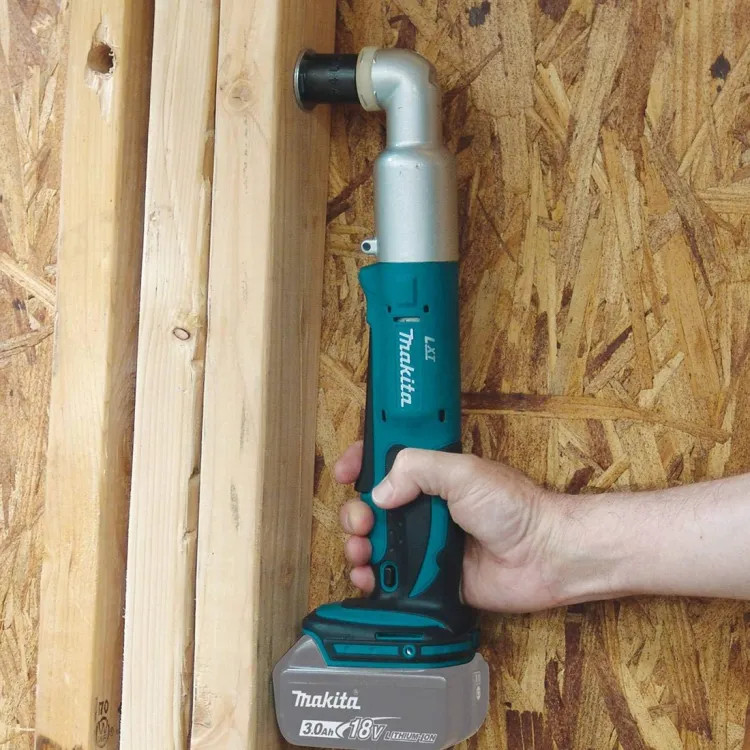 Makita 18V LXT Lithium-Ion Cordless 3/8" Angle Impact Wrench with Variable Speed and LED Light, Tool Only - XLT02Z 