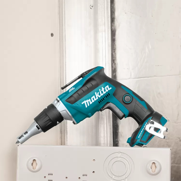 Makita 18V LXT Lithium-Ion Brushless Cordless Drywall Screwdriver with Push Drive Technology, 0-4000 RPM, Tool Only - XSF03Z