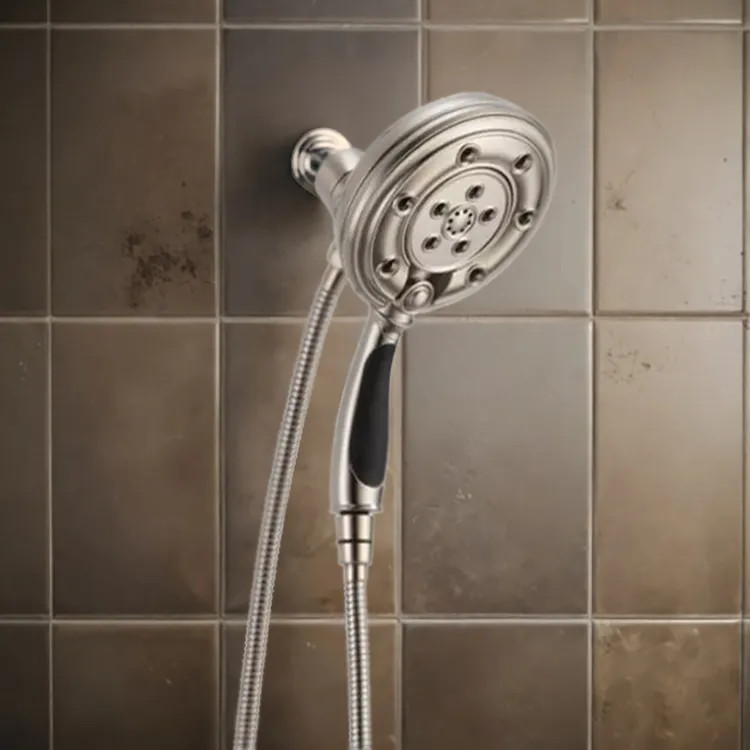Brizo Essential Multi-Function Hydrati 2-in-1 Shower, Traditional, MagneDock, 2.5 GPM, Brilliance Luxe Nickel - 86200-NK-2.5