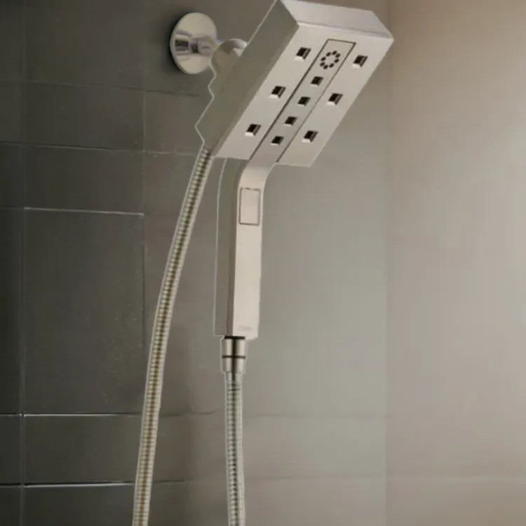 Brizo Essential Hydrati 2-in-1 Multi-Function Shower, MagneDock, H2Okinetic, 2.5 GPM, Brilliance Luxe Nickel - 86280-NK-2.5
