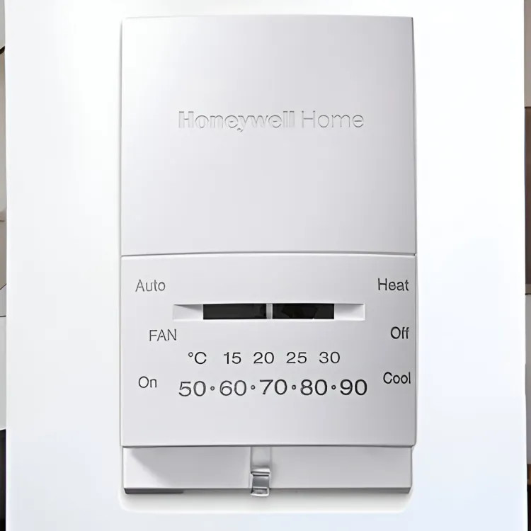 Honeywell Home Mercury-Free Thermostat with 1 Heat and 1 Cool Conventional Systems and Heat Pumps with No Auxiliary Heat, Premier White - T834N1002