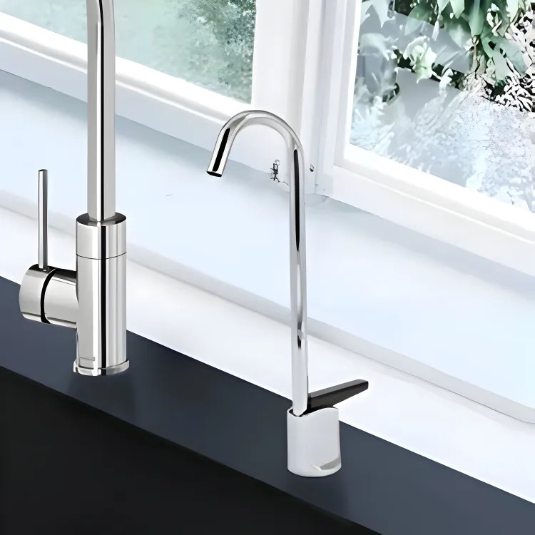 Elkay Push Lever Glass Filler, Chrome - LK1110
