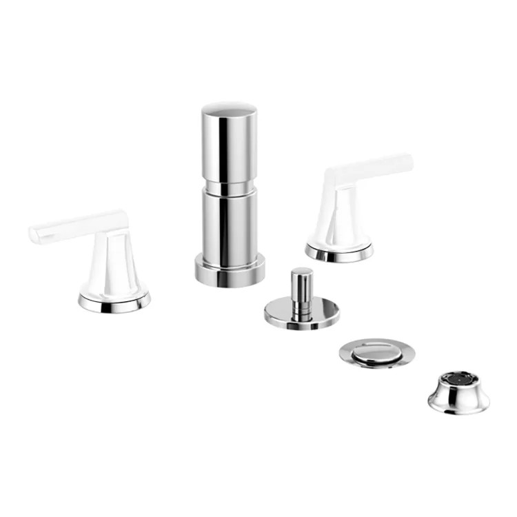 Brizo Levoir Bidet Faucet, Less Handles, Polished Chrome - 68498-PCLHP