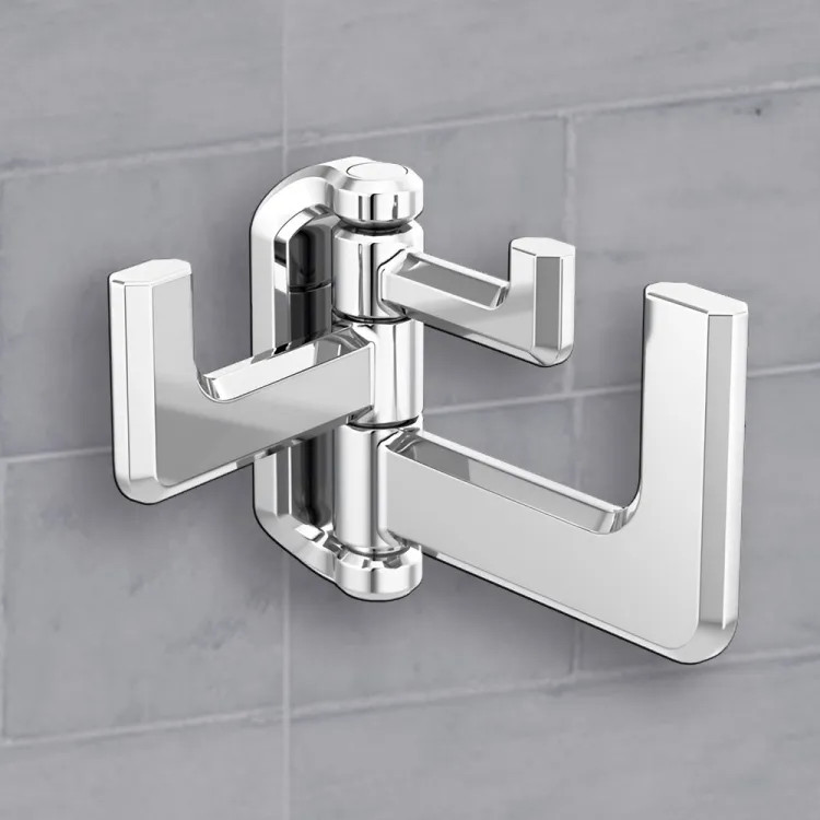 Brizo Levoir Triple-Hinged Robe Hook, Polished Chrome - 693597-PC