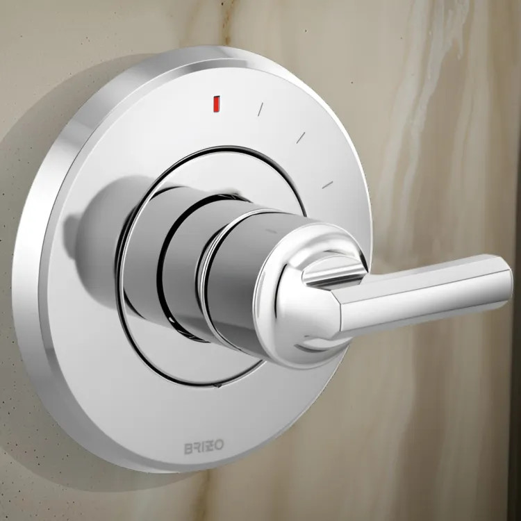 Brizo Levoir Monitor 14 Series Single-Function Pressure Balance Valve Trim, Less Handles, Polished Chrome - T60P098-PCLHP