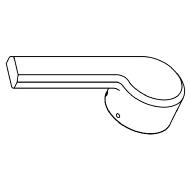 Delta RP93282KS Pivotal Handle, Set Screw and Button - Black Stainless