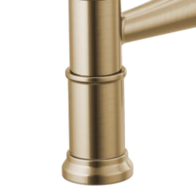 Brizo Artesso Base, Sleeve, and Gasket Kit for Bridge Faucet, Brilliance Luxe Gold - RP77554BL