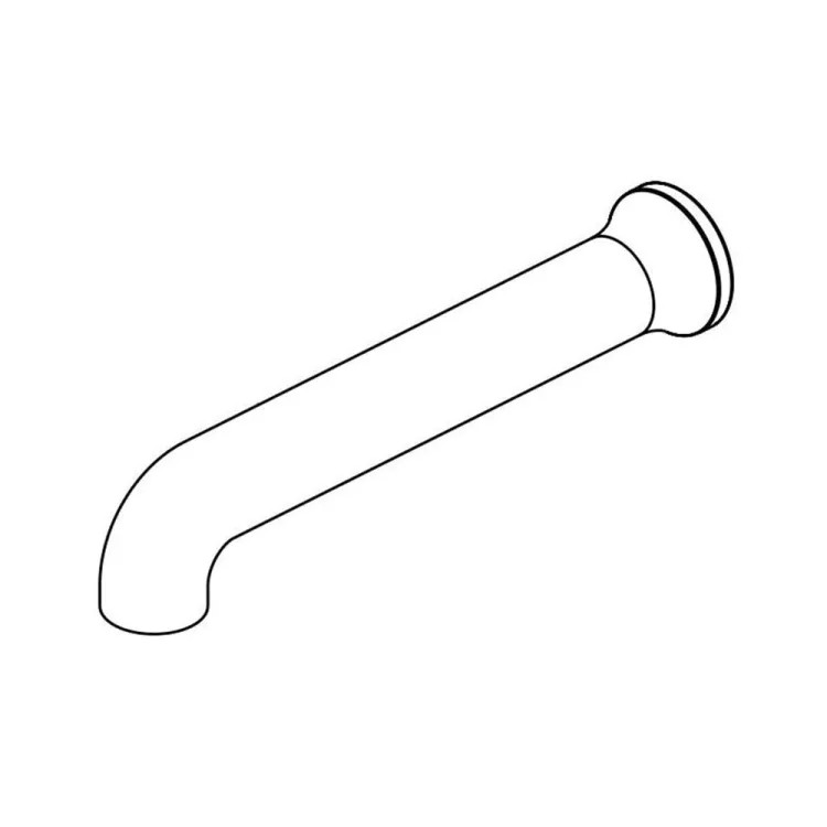 Delta Trinsic 12in Stainless Spout for T5759-SSWL Contemporary Wall-Mount Tub Filler - RP100454SS