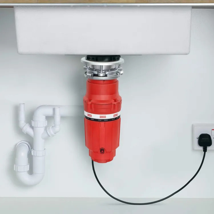 Franke Food Waste Disposer, Bio Shield, Continuous Feed, 1/3 HP, 2400 RPM, 120V - WDJ33 (134.0482.061)