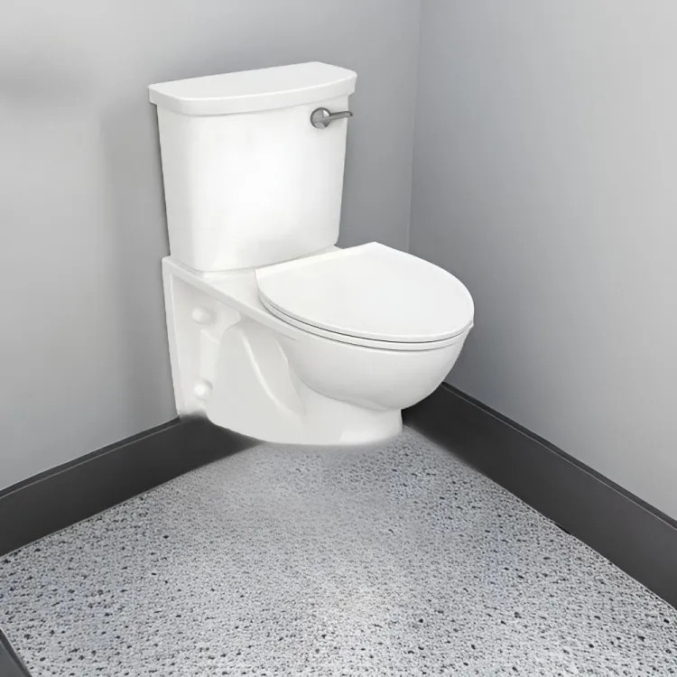 American Standard Glenwall VorMax Wall Hung Elongated Toilet, WaterSense, EverClean, CleanCurve, White - 2882.108.020