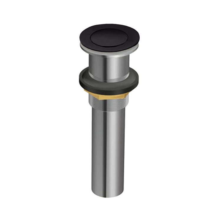 Moen 131553BL Overflow Pop-up Drain, Matte Black 