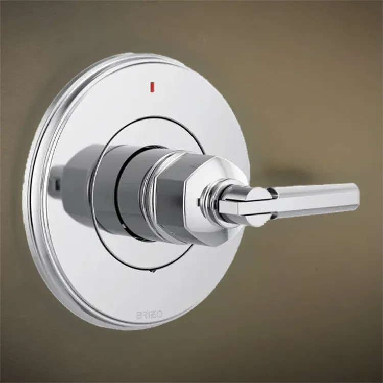 Brizo Invari Pressure Balance Single-Handle Valve Trim, Less Handle, Polished Chrome - T60P076-PCLHP