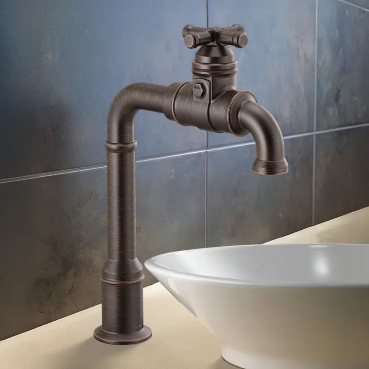 Delta Broderick Single Handle Bar/Prep Faucet, ADA, 1.5 GPM, Venetian Bronze - 1990LFC-RB