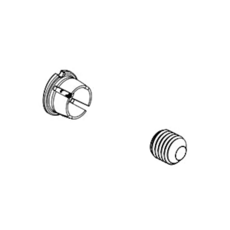 Brizo Trinsic Luxe Steel Set Screw and Button for Single-Handle Freestanding Tub Fillers - RP64072SL