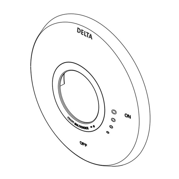 DELTA RP100937BL 17/17T ESCUTCHEON W/ GASKET