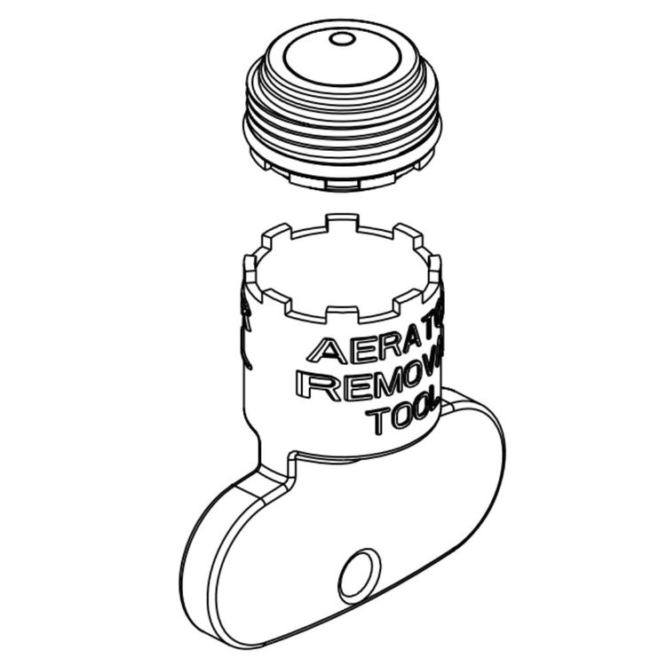 Peerless 1.0 GPM Aerator And Wrench - RP100116-1.0