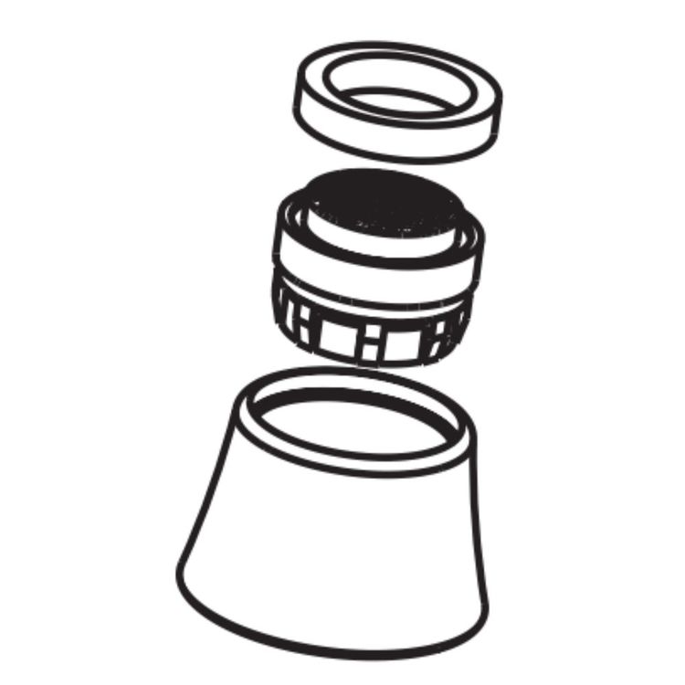 Peerless 1.5 GPM Stainless Aerator Assembly - RP101004SS-1.5