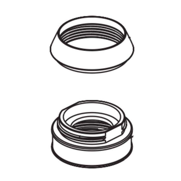 Peerless Parkwood Chrome Replacement Bonnet Nut and Cap For P6935LF - RP101013