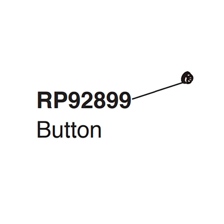 Peerless Precept Matte Black Set Screw Cover Button - RP92899BL