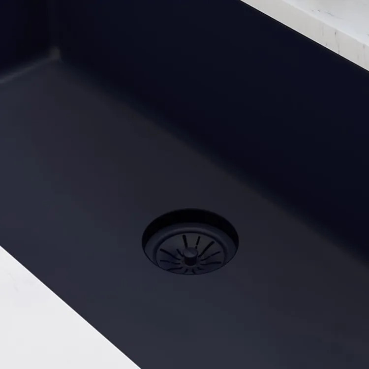 Elkay Quartz Perfect Drain Jubilee 3-1/2in Polymer Disposal Flange with Removable Basket Strainer and Rubber Stopper - LKPDQD1JB