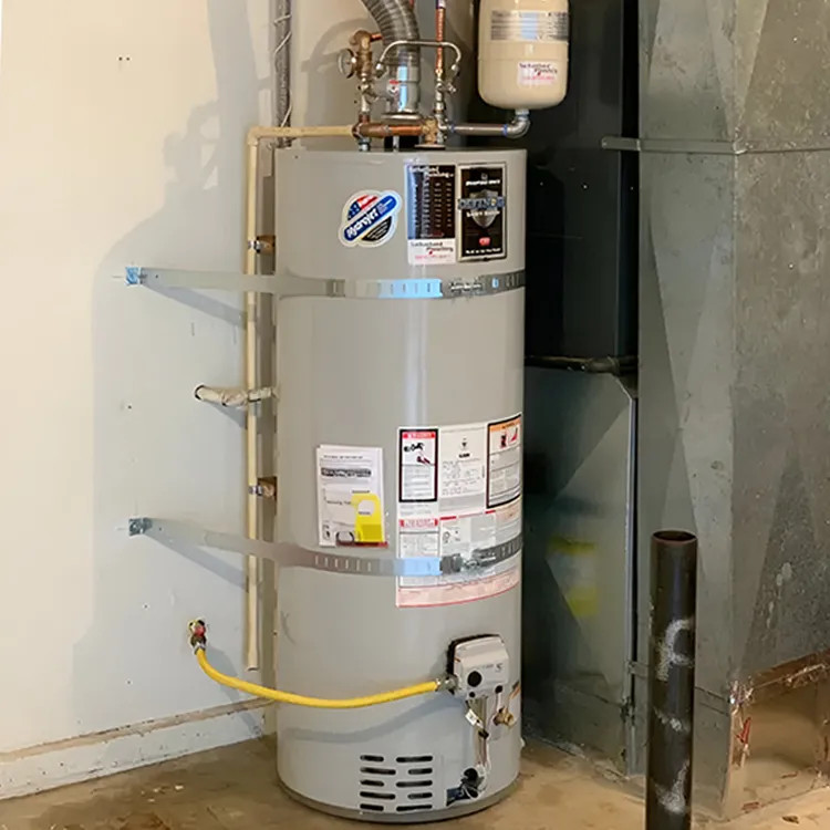 Bradford White 40 Gallon Vent Gas Water Heater, Gray -  D-4-403S6FBN-337