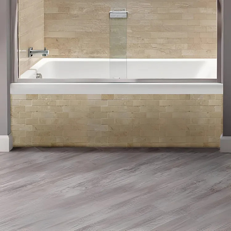 American Standard Studio 60in x 30in x 18in Fold Over The Edge Acrylic Soaker Tub, Left Drain, Artic White - 2973212.011
