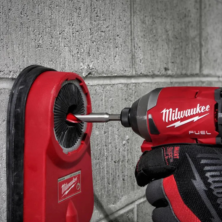 Milwaukee 1/4" SHOCKWAVE Carbide Hammer Drill Bits with 1/4" Hex Shank, 5-Pack - 48-20-9162