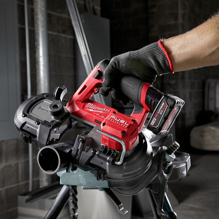 Milwaukee M12 FUEL Compact Band Saw with 30-9/16" x 12/14 TPI Extreme Metal Blade (Tool and Blade Only) - 2529-20