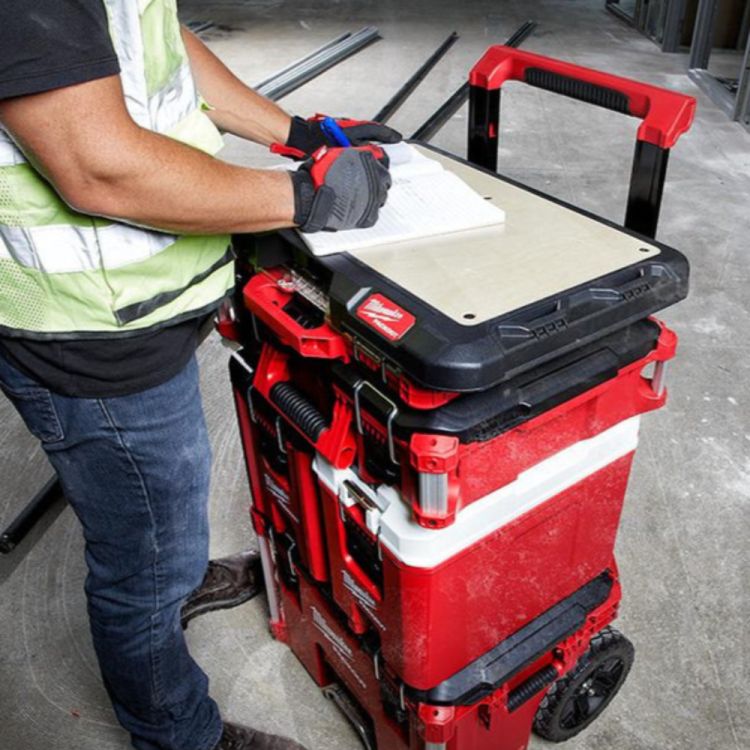 Milwaukee PACKOUT Customizable Work Top Modular Storage System with 50lbs Weight Capacity - 48-22-8488 