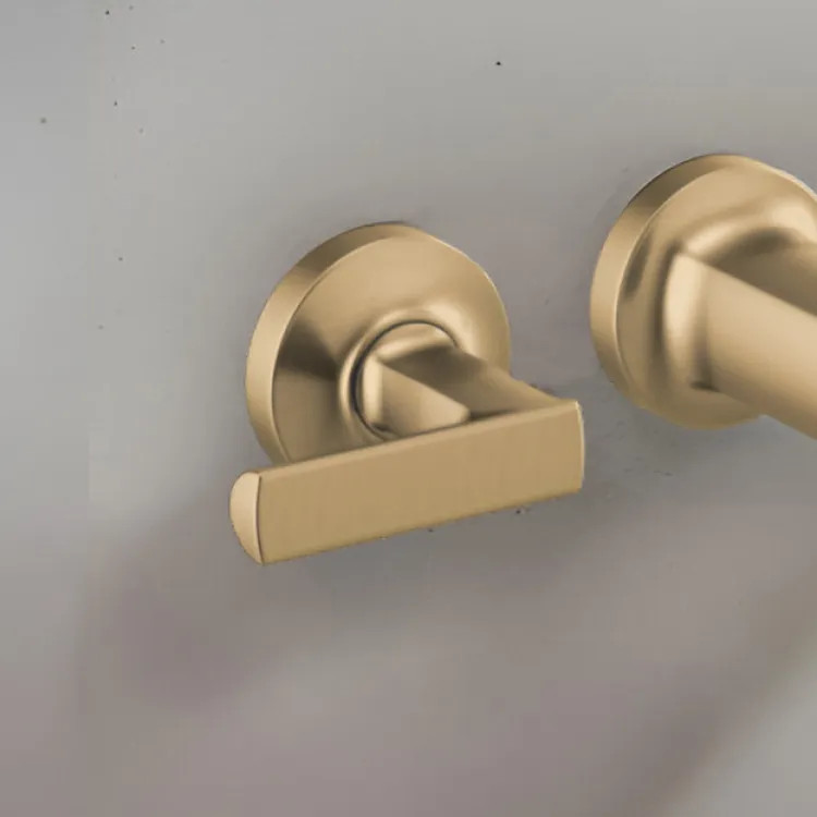 Brizo Kintsu Tub Filler Lever Handles, Brilliance Luxe Gold - HL70406-GL